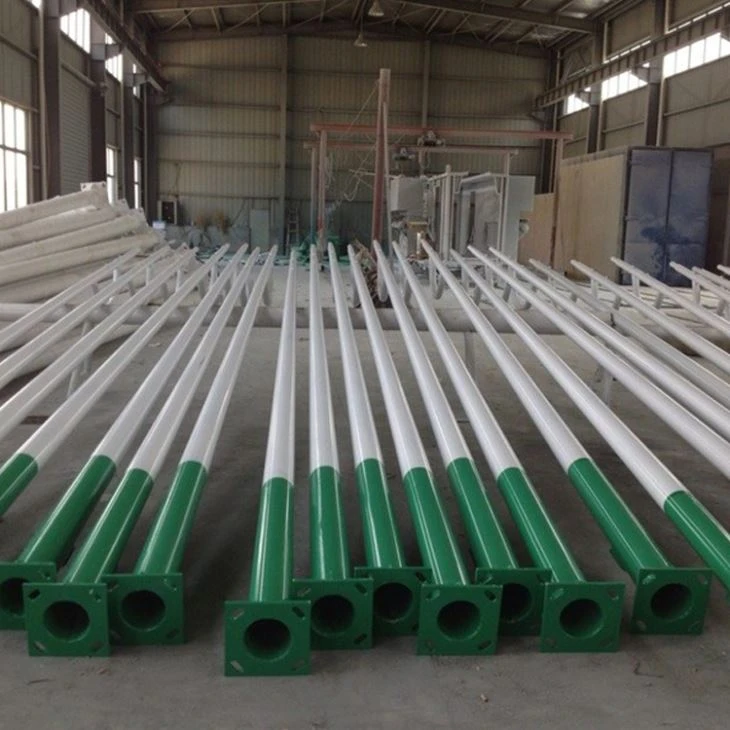 Easy Installation Galvanized Street Light Pole